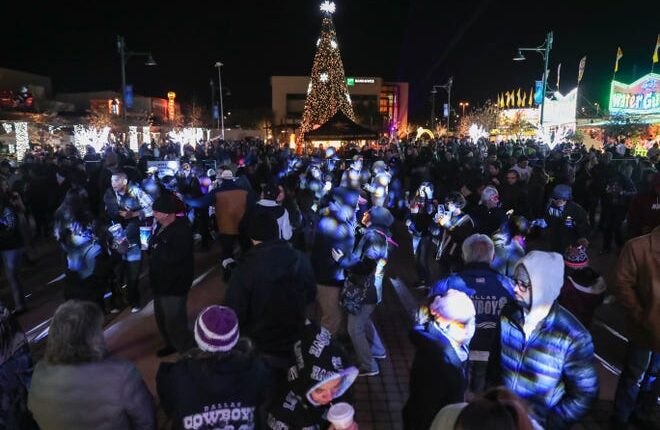 Hundreds gather at the 