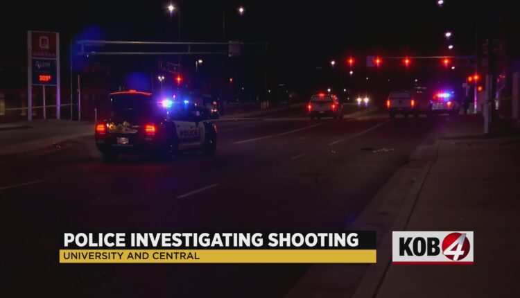 Police investigate shooting near UNM campus
