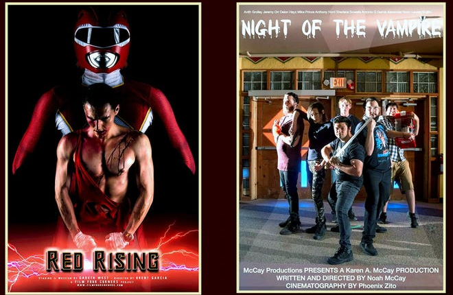 Movie posters for two films to be shown Oct.  24 at the Totah Theater were released by the City of Farmington.