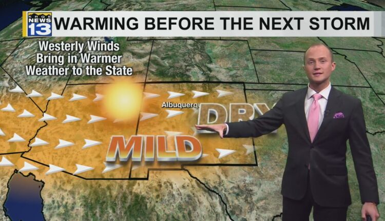 Warming trend begins before another storm
