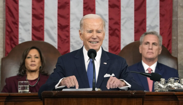 Biden in State of the Union address draws boos and shouts from a combative GOP