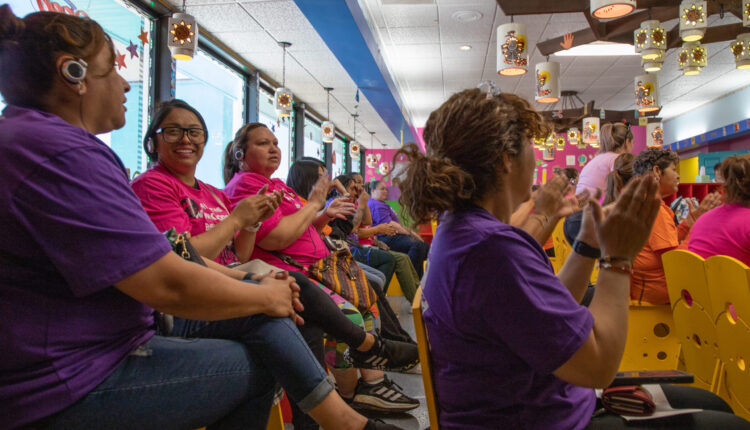Early childhood workers and parents advocate for better pay and affordable child care